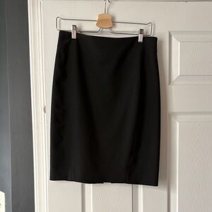LOFT Elegant Black Pencil Skirt